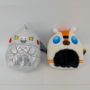 Squishmallows MechaGodzilla Mothra Set Of 2 New With Tags 8"
